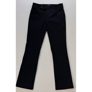 Chaps Dress Pants Women's SZ 2 Black Stretch Pockets Easy Care Wrinkle Resistant